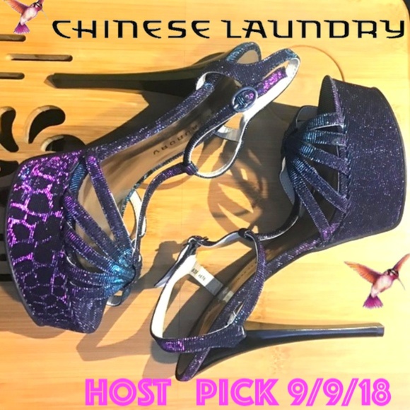 Chinese Laundry Shoes - ChineseLaundry OpenToe Platform Heel NWOT NOFLAW 8